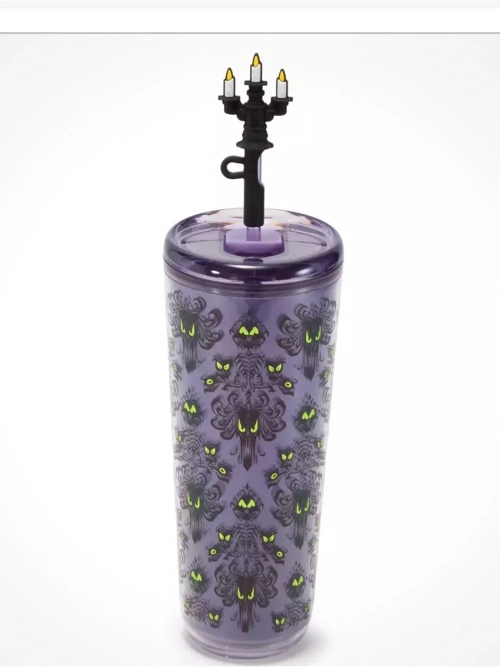 Starbucks Disney’s Haunted Mansion Wallpaper 24 oz Travel Tumbler,